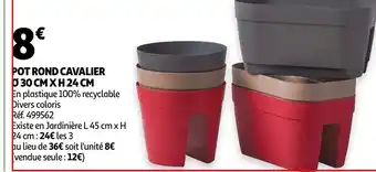 Auchan Pot Rond Cavalier offre