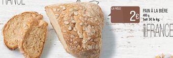 Match PAIN À LA BIÈRE offre