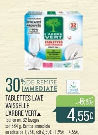 Match TABLETTES LAVE VAISSELLETABLETTES LAVE VAISSELLE L'ARBRE VERT offre