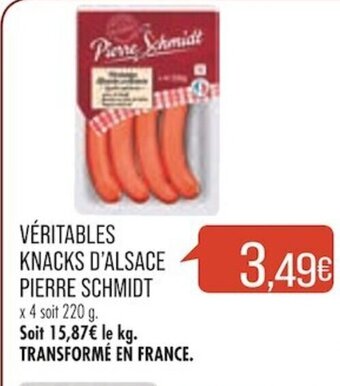 Match VÉRITABLES KNACKS D'ALSACE offre