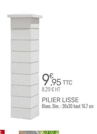 Pilier lisse