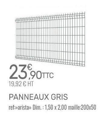 E.Leclerc Brico Panneaux gris offre