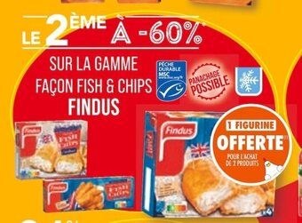 Match SUR LA GAMME FAÇON FISH & CHIPS FINDUS offre