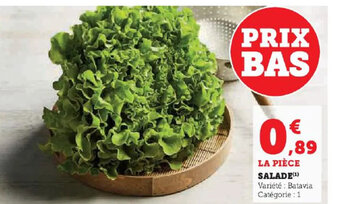 Super U SALADE offre