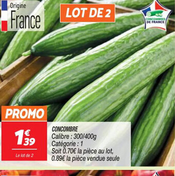 Netto CONCOMBRES offre