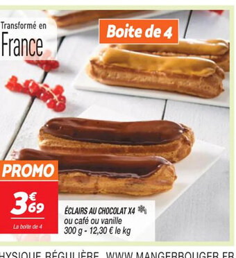 Netto ÉCLAIRS AU CHOCOLAT X4 offre