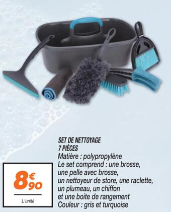 Netto SET DE NETTOYAGE 7 PIÈCES offre