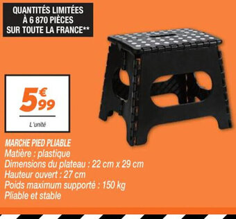 Netto MARCHE PIED PLIABLE offre