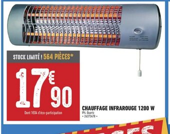 CHAUFFAGE INFRAROUGE 1200 W
