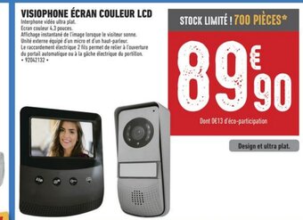 VISIOPHONE ĂCRAN COULEUR LCD
