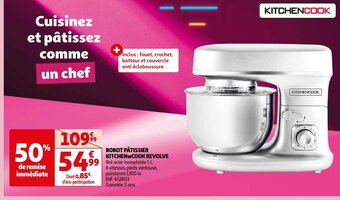 Auchan ROBOT PÂTISSIER KITCHENWCOOK REVOLVE offre