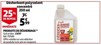 Auchan Produits De désherbage offre
