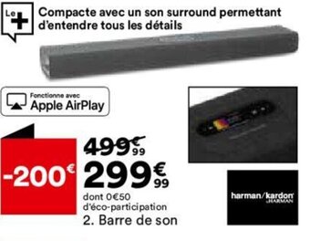 BUT Barre de son offre