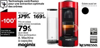 BUT Machine à capsules offre