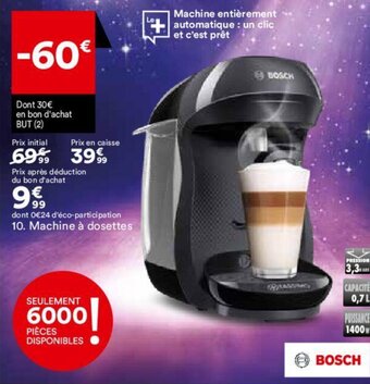 BUT Machine à dosettes offre