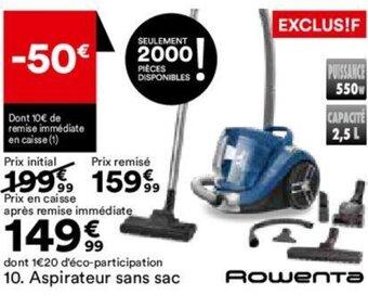 BUT Aspirateur sans sac offre
