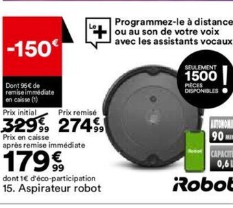 BUT Aspirateur robot offre