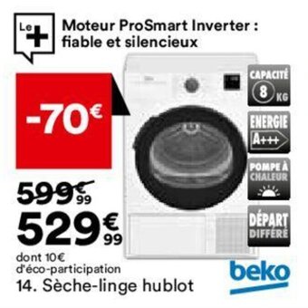 Sèche-linge hublot