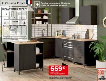 BUT Cuisine Onyx offre