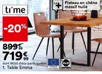 BUT Table Emma offre