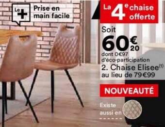 BUT Chaise Elisee(¹) offre