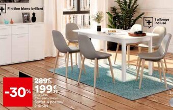 BUT Buffet 4 portes 2 tiroirs offre