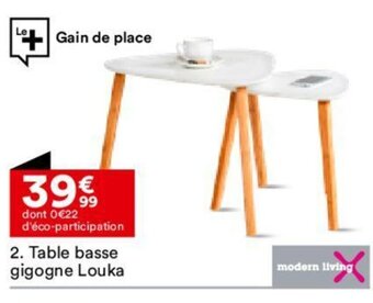 BUT Table basse gigogne Louka offre