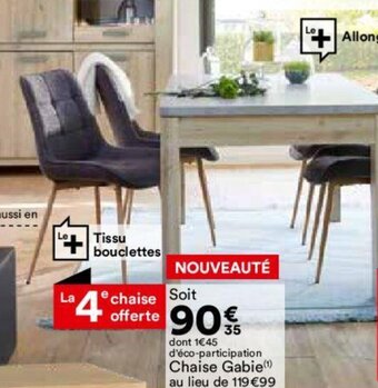 BUT Chaise Gabie(1) offre