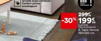 BUT Tapis Verona 150x220 cm offre