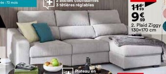 BUT Canapé d'angle méridienne réversible Reynolds offre