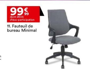 BUT Fauteuil de bureau Minimal offre