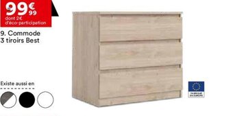 BUT Commode 3 tiroirs Best offre