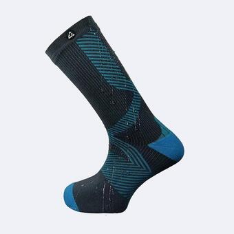 Decathlon Chaussettes imperméables hautes trek-light - gris - à partir de laine mérinos offre