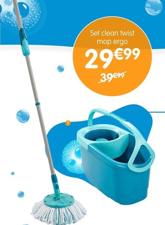 Set clean twist mop ergo