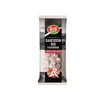 Auchan Saucisson sec d'auvergne igp label rouge bell offre