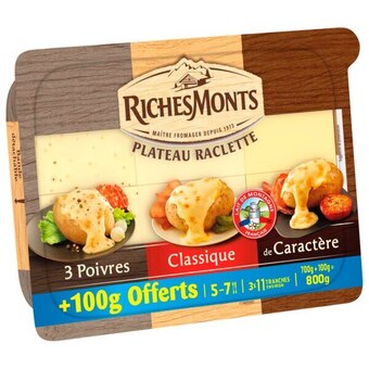 Auchan Richesmonts plateau raclette offre