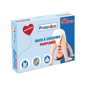 Auchan Sac à couches parfumés protec&co offre