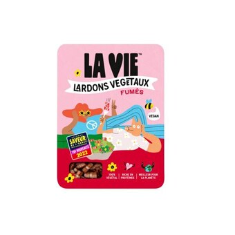 Auchan Lardons végétaux fumés la vie offre