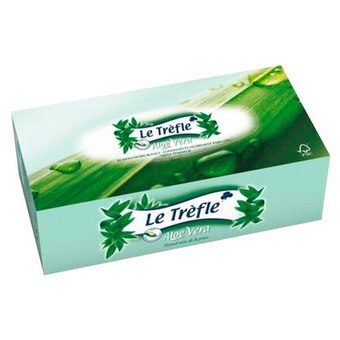 Auchan Boîte mouchoirs aloe vera le trèfle offre