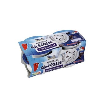 Auchan Yaourt à la grecque stracciatella auchan offre