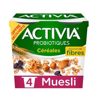 Auchan Activia céréales offre