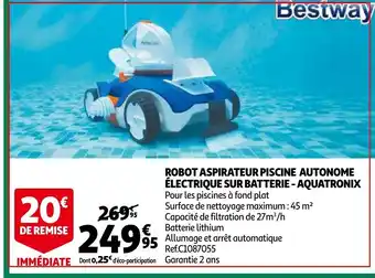 Auchan Robot Aspirateur Piscine - Automne offre