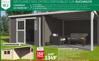 Abri Jardin bois eden