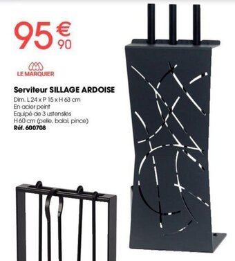 Brico Pro Serviteur SILLAGE ARDOISE offre