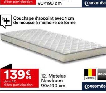 BUT 12. Matelas Newfoam offre