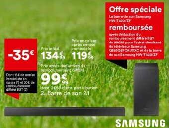 BUT Barre de son 2.1 offre