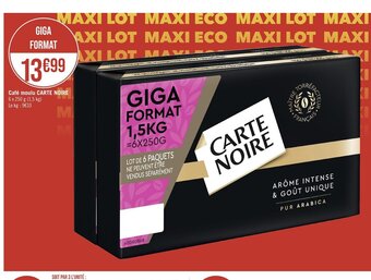 Casino Hyperfrais Café moulu CARTE NOIRE offre