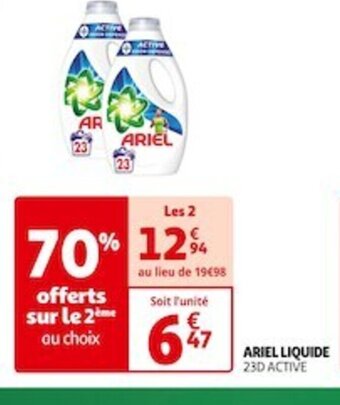 Auchan ARIEL LIQUIDE offre