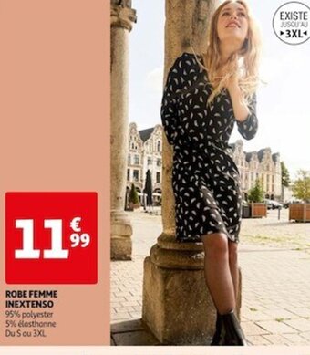 Auchan ROBE FEMME INEXTENSO offre