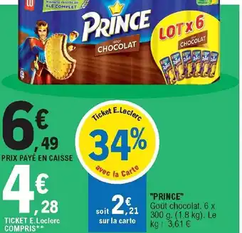 E.Leclerc Prince offre